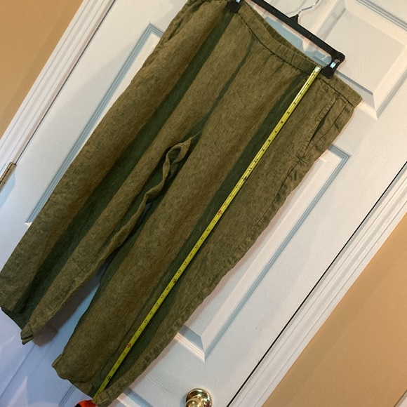 Eileen Fisher Green Pants Sz XL/TG - Picture 4 of 9